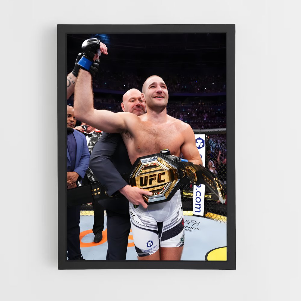 Poster Champion Déterminé – affiche MMA (vue 2)